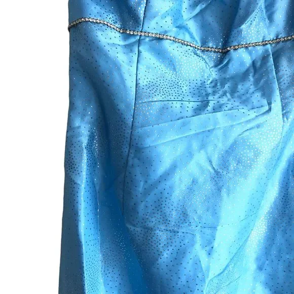 Vintage Jessica McClintock for Gunne Sax Prom Dress Size 9 Made in USA Frozen - Picture 8 of 10